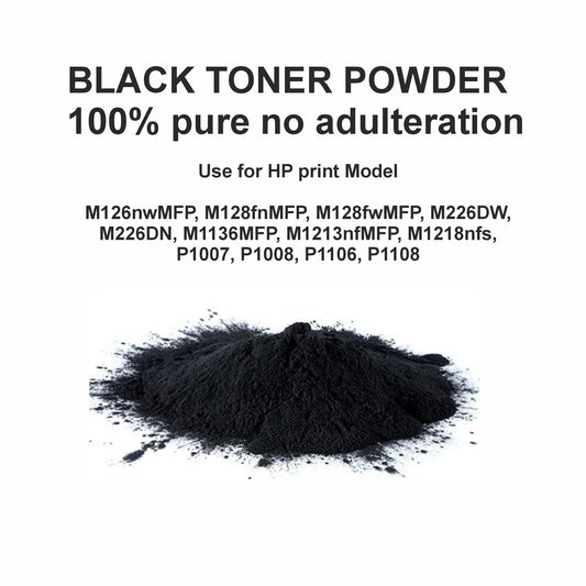 biba tech HP M126nwMFP M128fwMFP M226DN M1213nfMFP M1218nfs P1007 P1008 P1106 P1108 Black Ink Toner Powder